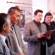 zleva pan starosta �daru nad S�zavou,pan �editel muzea Tvrz v �d�ru nad S�zavou,pan Karel Urban �len klubu 1.�KRH,p�edseda klubu pan J.�apek